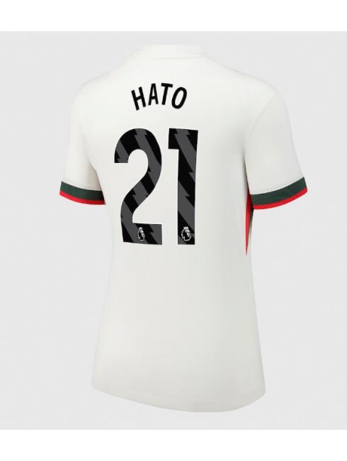 Chelsea Jorrel Hato #21 Auswärtstrikot für Frauen 2025-26 Kurzarm Chelsea Jorrel Hato #21 Auswärtstrikot für Frauen 2025-26 Kurzarm